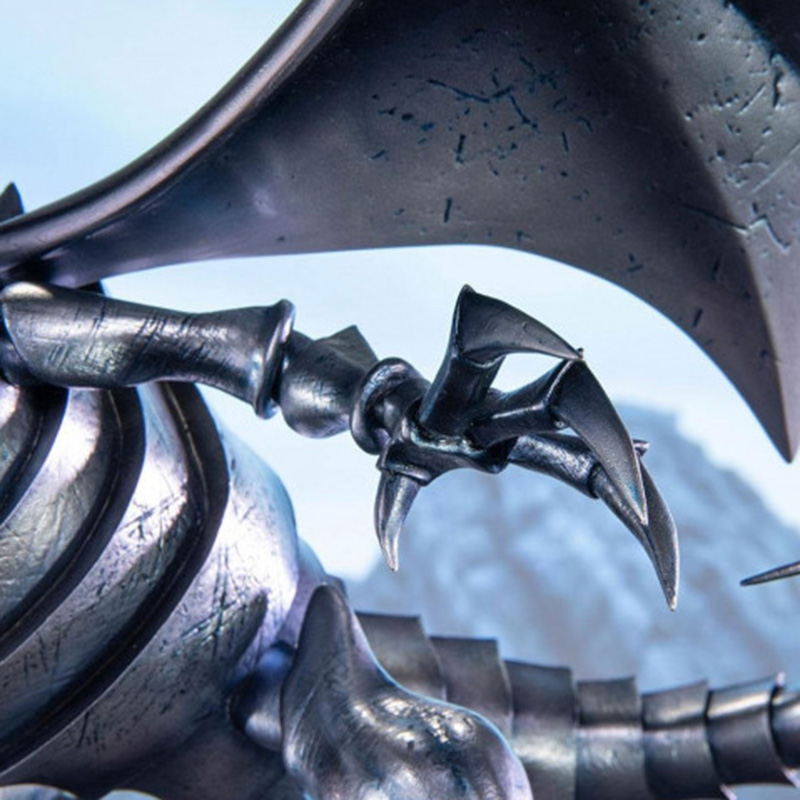 Yu-Gi-Oh! Statue Blue Eyes White Dragon Standard Edition Silver 35cm