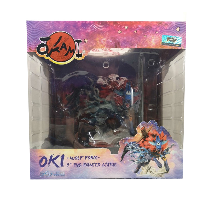 Okami Statue Oki Wolf 21cm