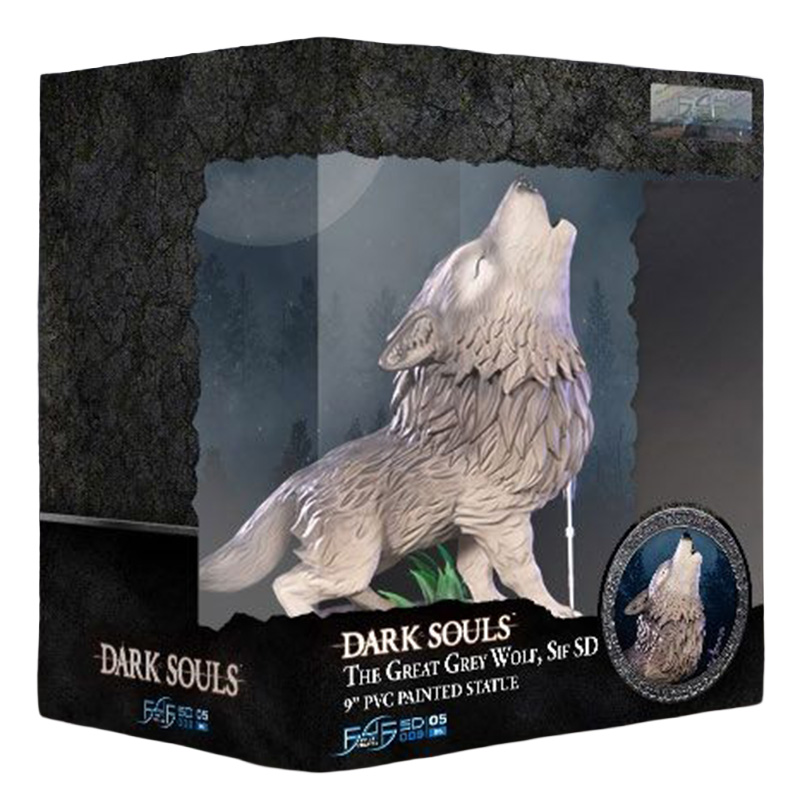 Dark Souls Statue Sif The Great Grey Wolf Sd Standard Edition 28cm