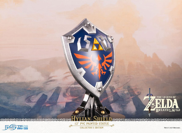 The Legend Of Zelda Breath Of The Wild Hylian Shield Collector's Edition Pvc 29cm