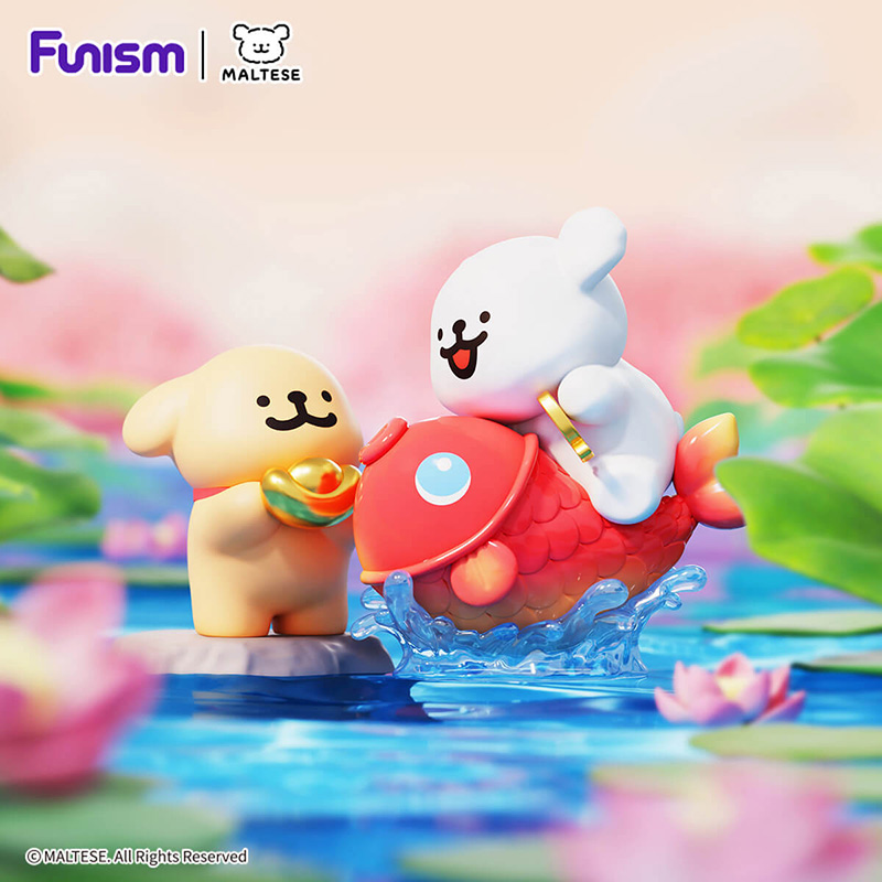 Maltese Funism Mystery Box Lucky Paws Series Asst 8pcs