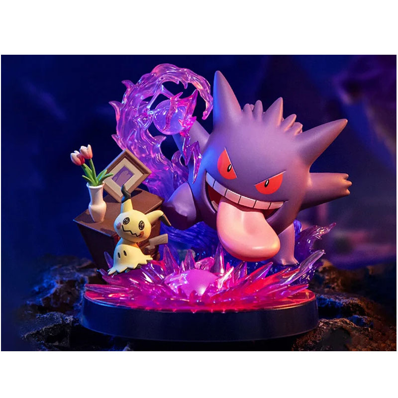 Pokemon Funism Prime Figure Diorama Ectoplama & Mimiki 20cm