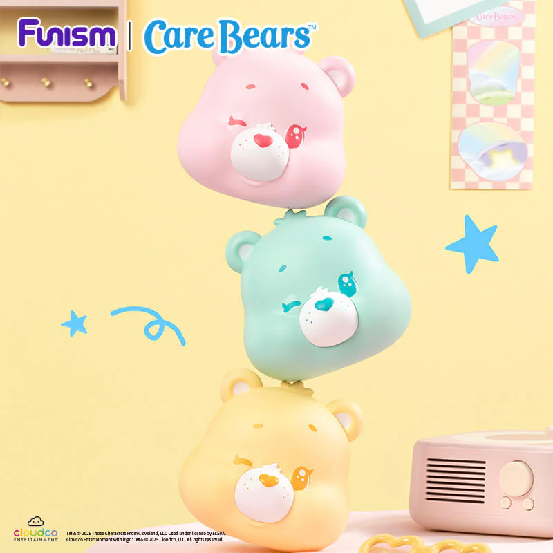 Carebears Bisounours Mystery Box One Day In Capsule Cubby Face Asst 6pcs