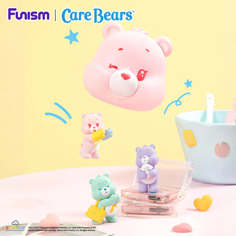 Carebears Bisounours Mystery Box One Day In Capsule Cubby Face Asst 6pcs