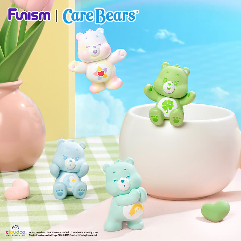 Care Bears Funism Mystery Box Little Things Series Cubby Face Asst 6pcs