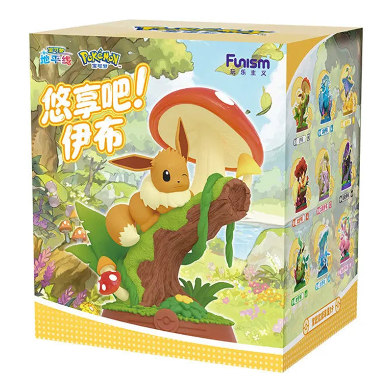 Pokemon Funism Enjoy! Eevee Series Evoli Blind Box Asst 9pcs