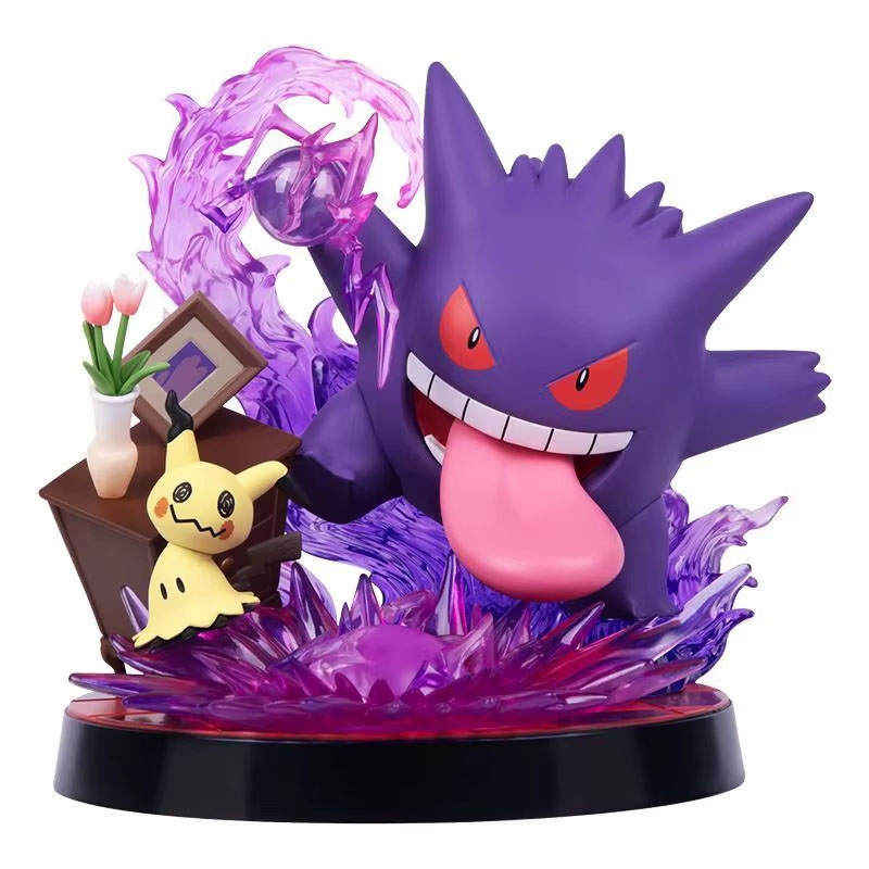 Pokemon Funism Prime Figure Ectoplasma et Mimikyu 20cm
