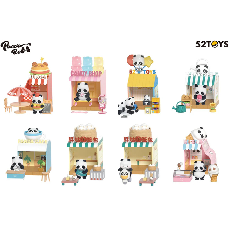 Panda Roll 52Toys Shopping Street Boite De 6pcs