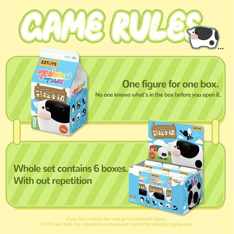 Que Sera Series 52Toys Rainbow Town Boite De 6pcs