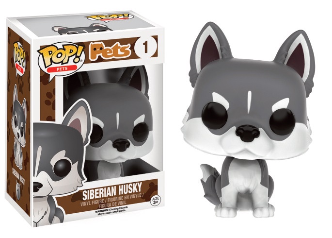 Pop Pets Chien Siberian Husky