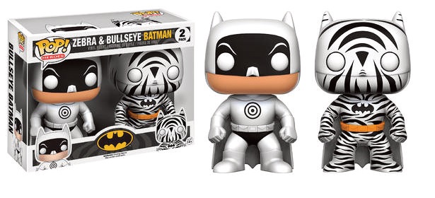 DC Pop 2-Pack Batman Zebra And Bullseye Hot Topic Exclusive