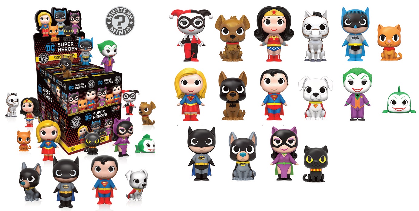 DC Mystery Minis DC Heroes With Pets Variant Mix 12pcs