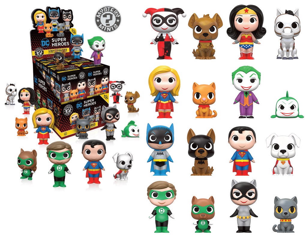 DC Mystery Minis Heroes & Pets Variant 12pcs