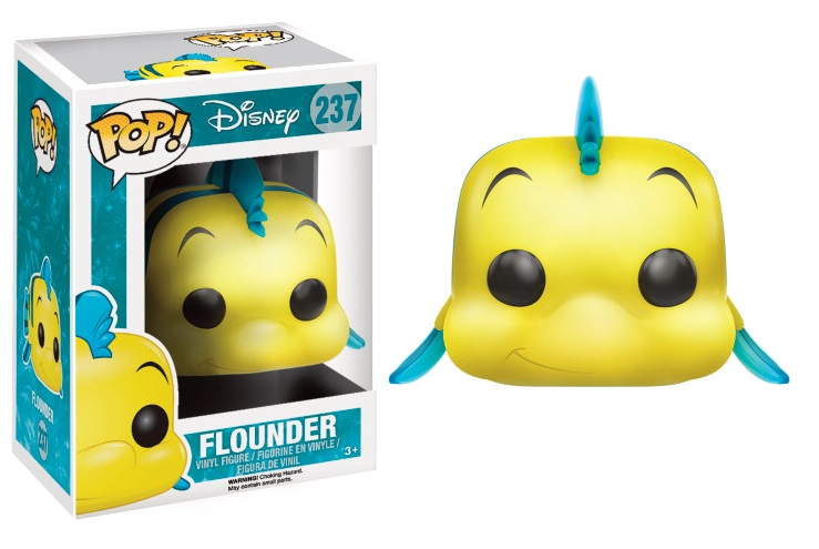 Disney Pop Little Mermaid Polochon / Flounder