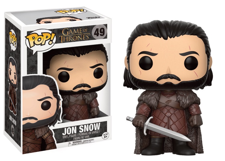 Game Of Thrones Pop Jon Snow King In The North Version