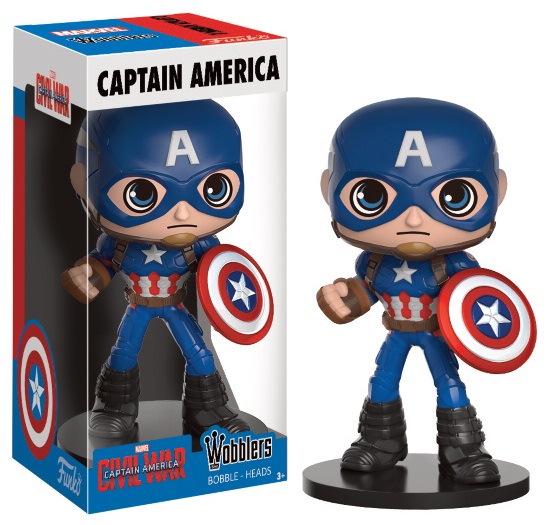 Marvel BBH Wobblers Captain America