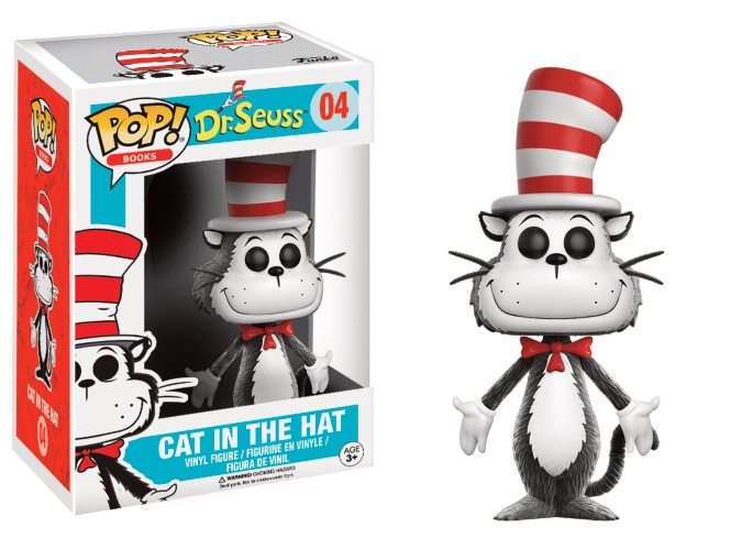 Dr Seuss Pop Cat In The Hat Flocked Exclu Barnes & Noble