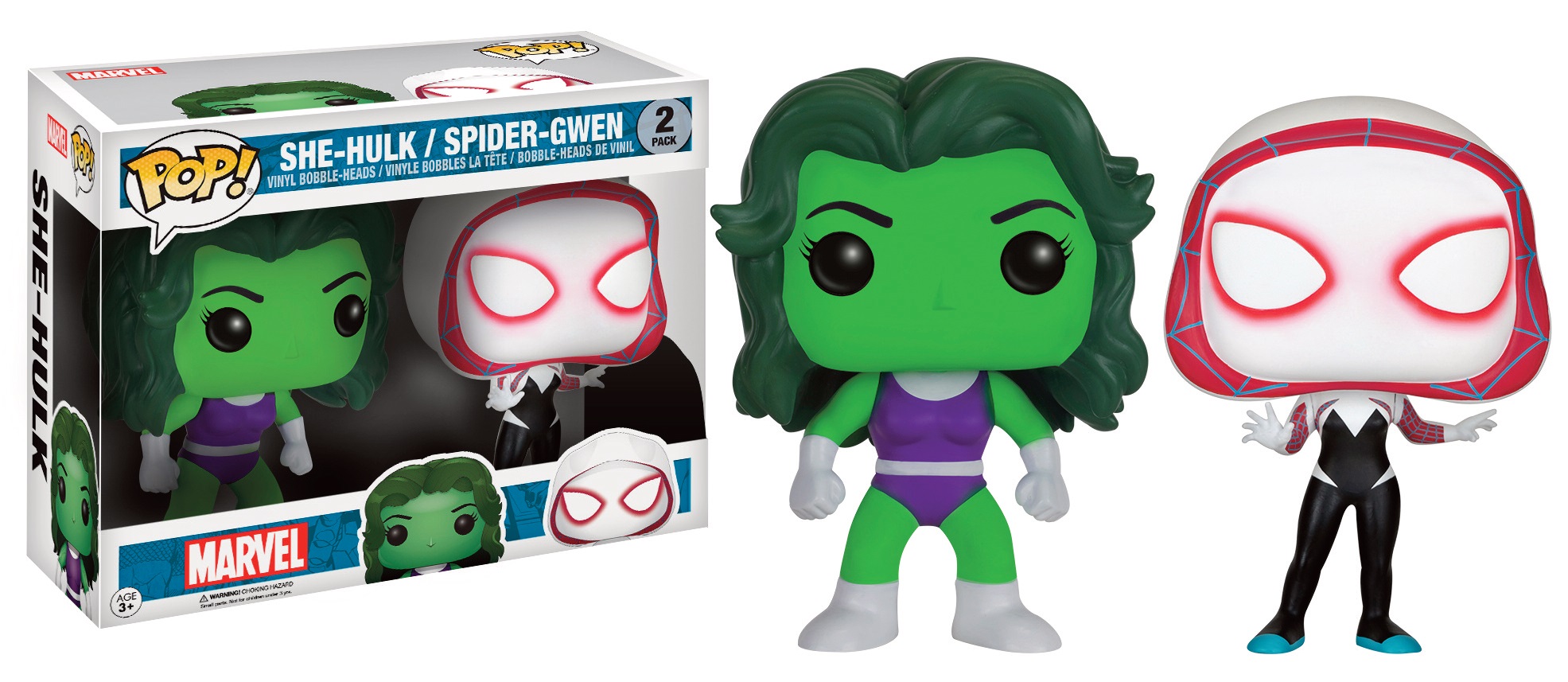 Marvel Pop 2-Pack She Hulk & Spider Gwen Barnes & Noble Exclusive