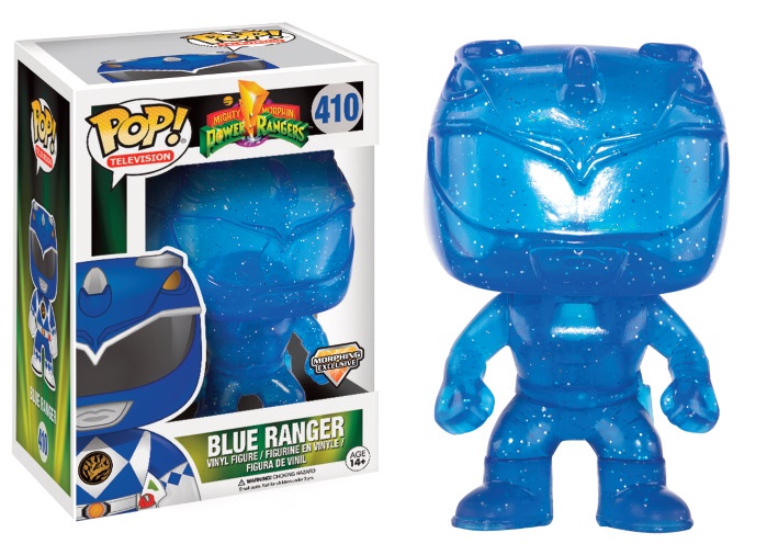 Power Rangers Pop Blue Ranger Morphing Exclu GameStop