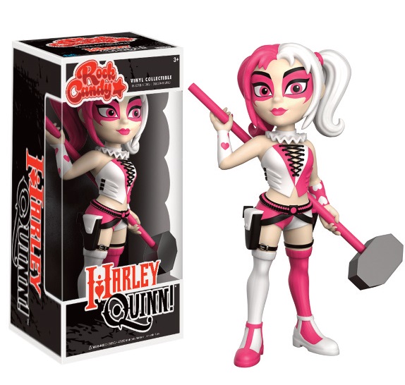 ID9 DC Rock Candy Harley Quinn Pink Costume Exclu