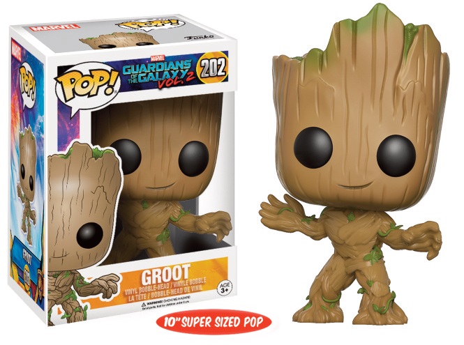 Marvel Pop GOTG Vol 2 Young Groot Life Size 25cm Exclu