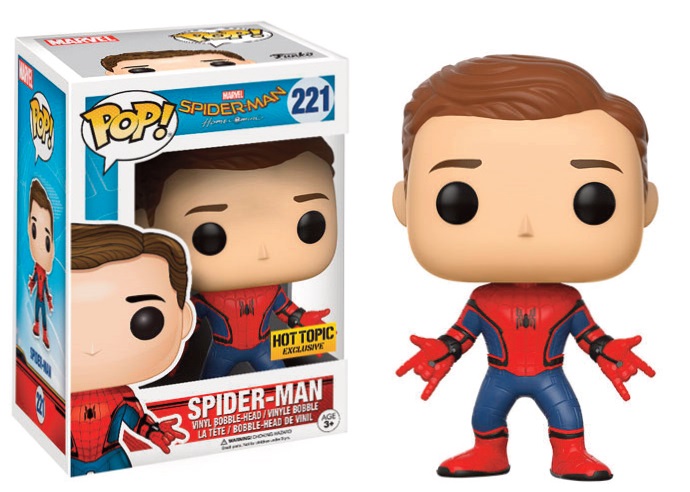 Marvel Pop Spider-Man Homecoming Unmasked Spider-Man Exclu