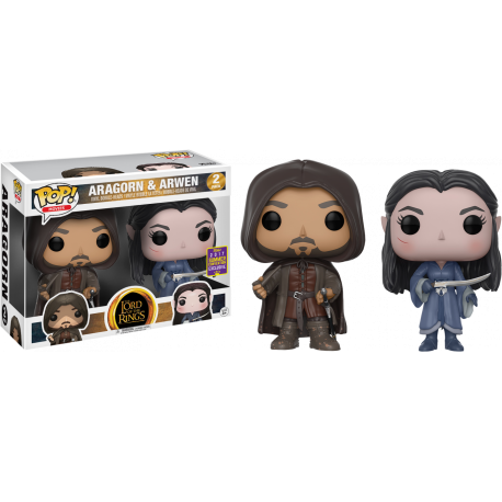 LOTR Pop 2-Pack Seigneur des Anneaux Arwen Aragorn