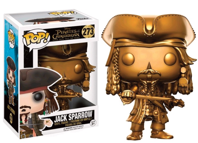 Disney Pop Pirates Des Caraibes 5 Jack Sparrow Gold Exclu Hot Topic