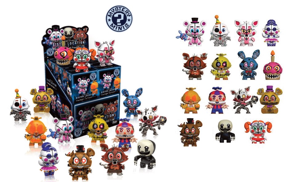 Five Nights At Freddys Mystery Minis Sister Location 12pcs