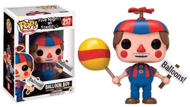 Five Nights At Freddys Pop Balloon Boy Exclu
