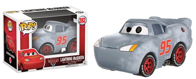 Disney Pop Cars 3 Flash Mcqueen Grey Exclu Coleka
