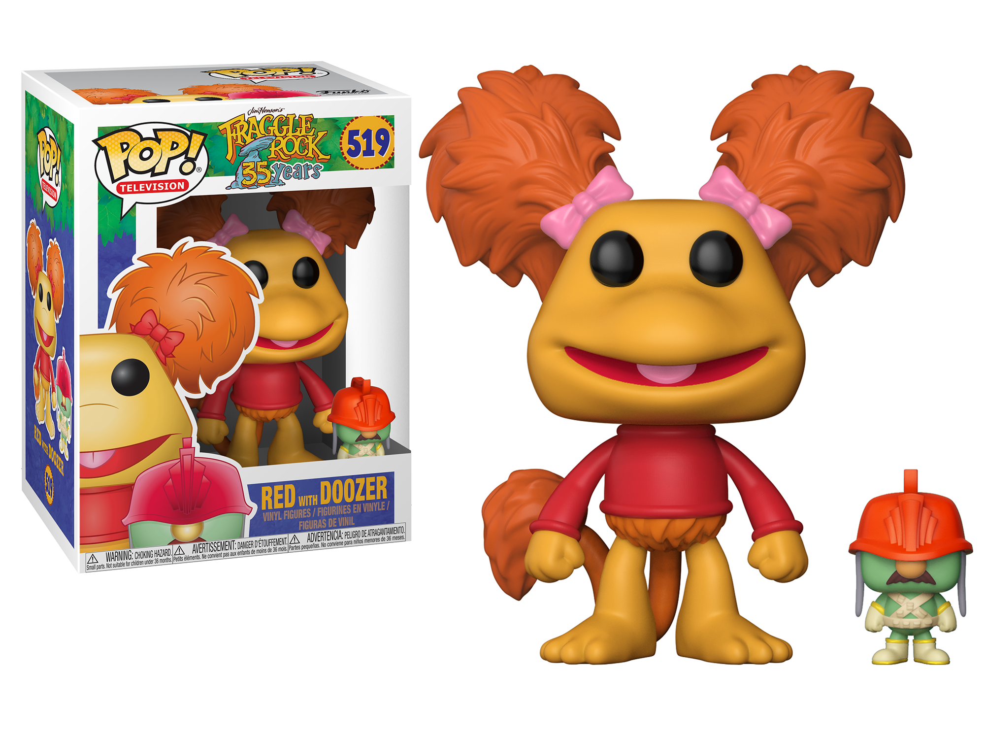 Fraggle Rock Pop Red With Doozer
