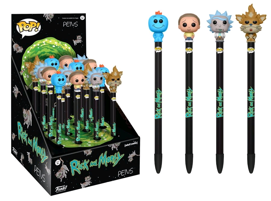 Rick & Morty Pen Toppers 16pcs