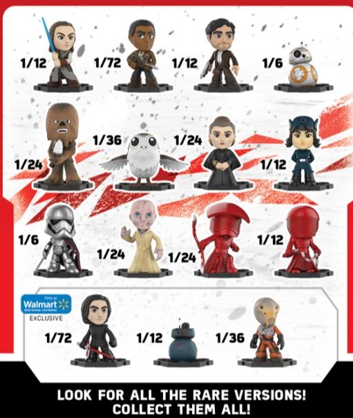 SW Star Wars Ep8 Mystery Minis Variant 12Pcs