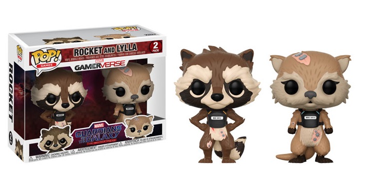 Marvel Pop GOTG Telltales 2-Pack Rocket & Lylla