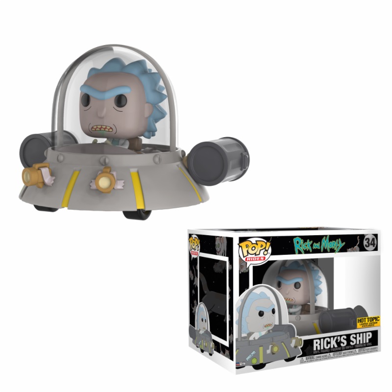 Rick & Morty Pop Rides Rick In Space Cruiser