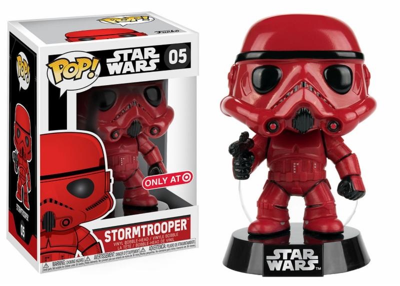 SW Star Wars Pop Stormtrooper Red Exclu