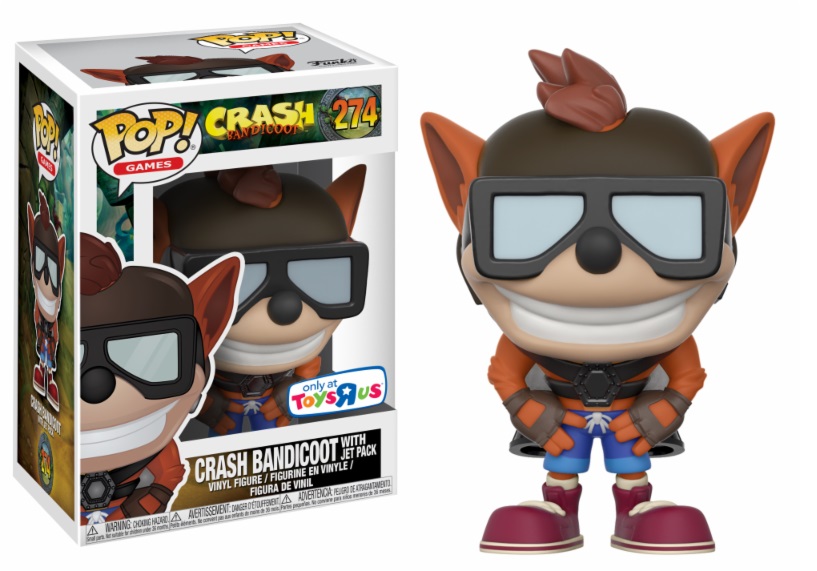 Crash Bandicoot Pop Crash With Jet Pack Exclu