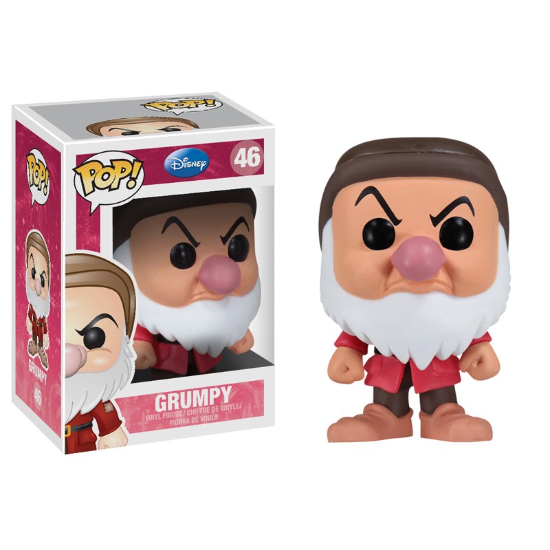 zz RIP zz Disney Pop Blanche Neige Grincheux figurine 10cm Funko