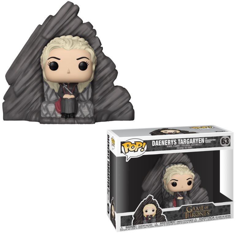 Game Of Thrones Pop Daenerys On Dragonstone Throne