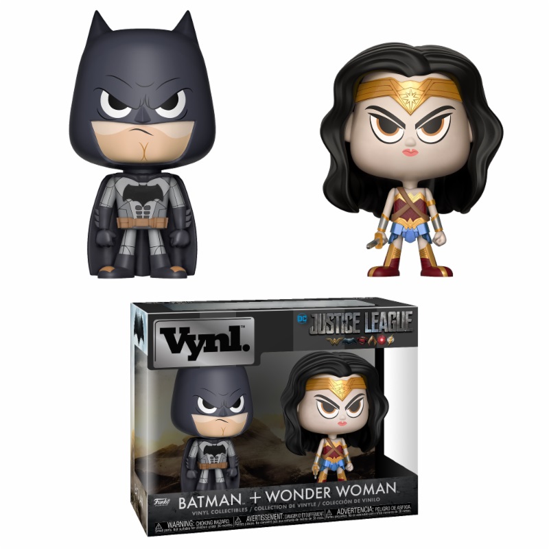 DC Vynl 2-Pack Justice League Batman & Wonder Woman