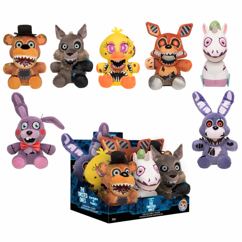 Five Nights At Freddys Plush Twisted Ones Asst 9Pcs