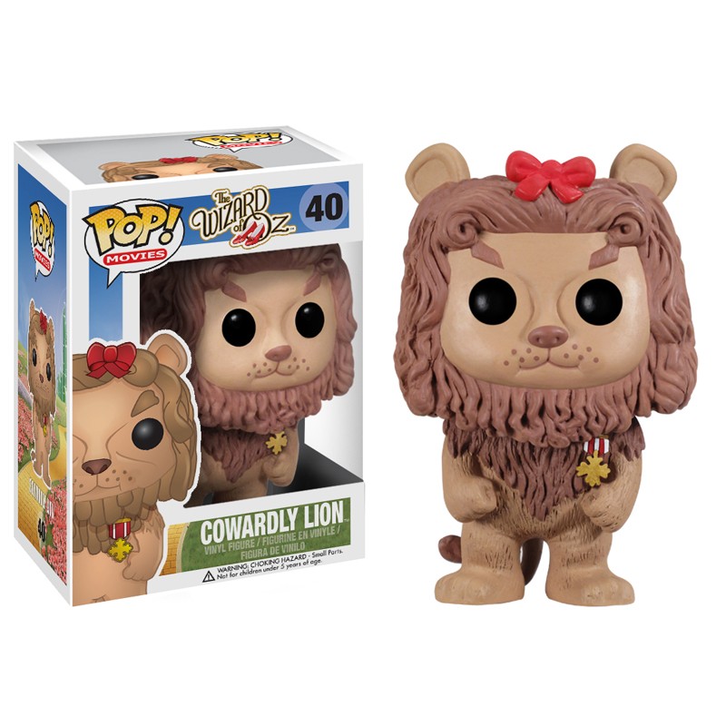 zz RIP zz Le Magicien D oz Le Lion Peureux Pop 10cm Funko