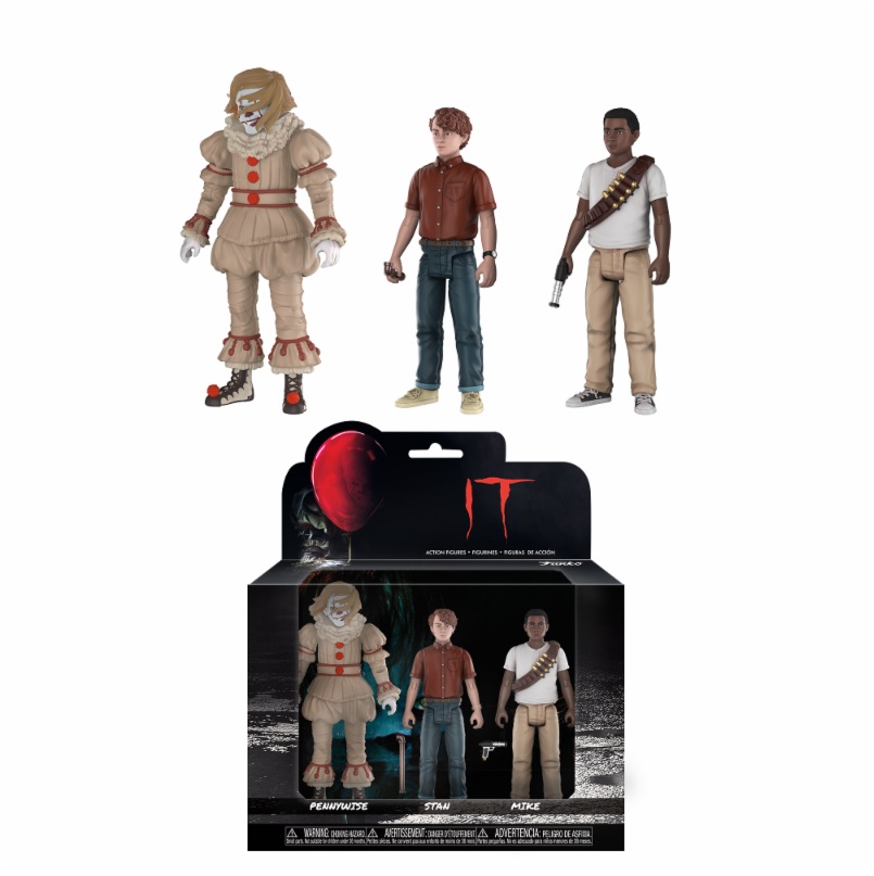 It 2017 Movie Action Figure 3 Pack Pennywise / Stan / Mike