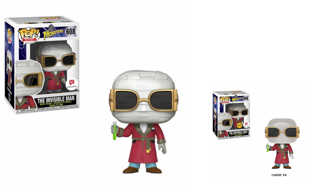 Universal Monsters Pop Invisible Man Exclu