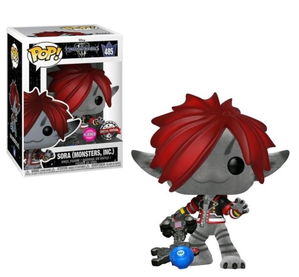 Disney Pop Kingdom Hearts Sora Monster Inc Flocked Exclu