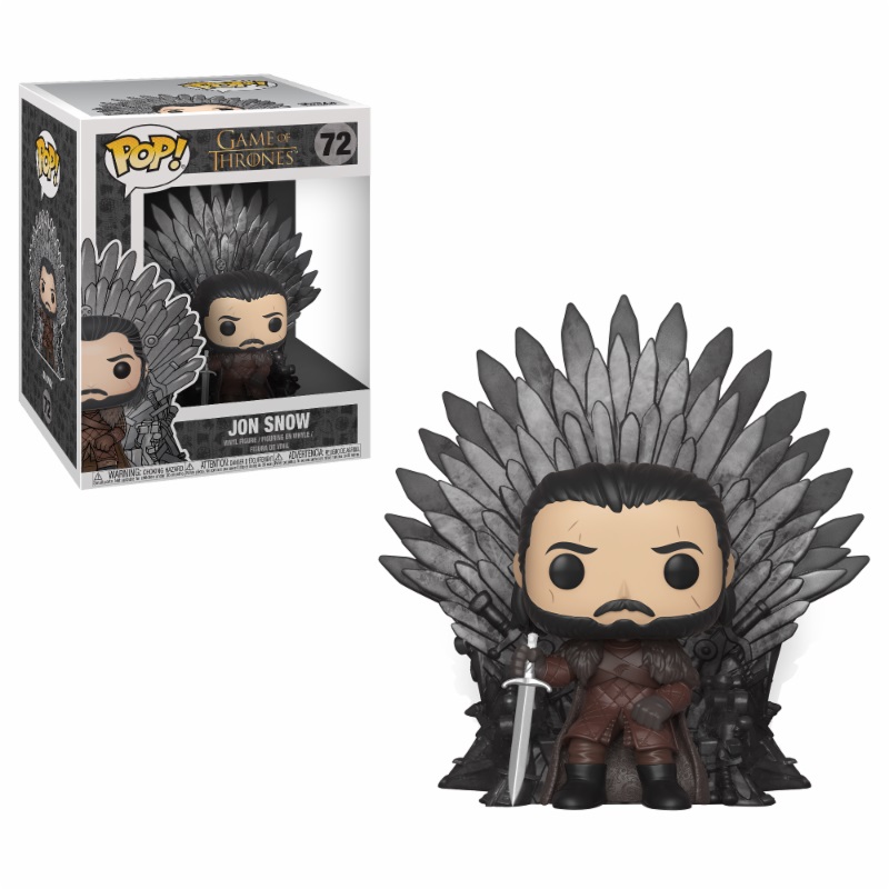 Game Of Thrones Pop Jon Snow On Iron Throne