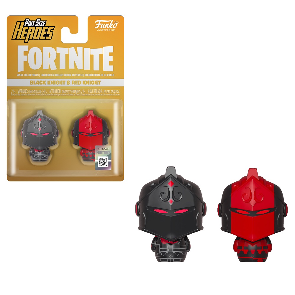 Fortnite Pint Size Heroes 2 Pack  Black Knight & Red Knight