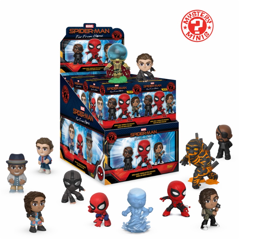 Marvel Mystery Minis Spider-Man Far From Home 12pcs