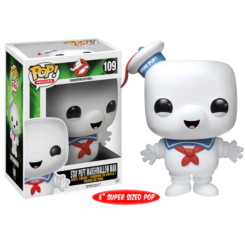 Ghostbusters Pop Stay Puft Bibendum Chamallow Oversized 15cm 